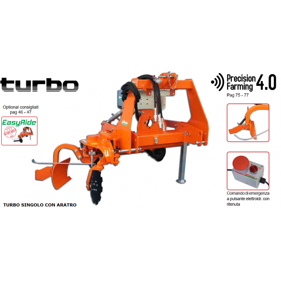 RINIERI - TURBO SINGOLO CON ARATRO...