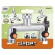 CLABER 9601 PRESA A 2 VIE REGOLABILI PER RUBINETTO 3/4" M