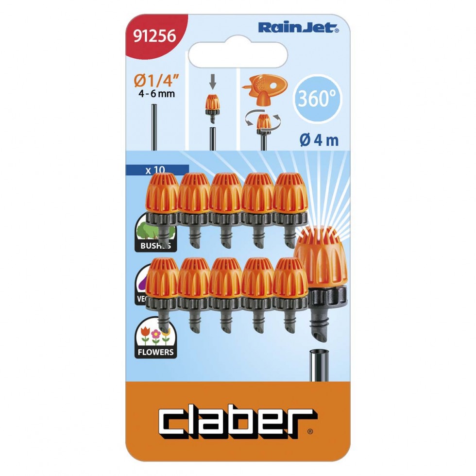 CLABER 91256 MICROIRRIGATORE 360° CON...
