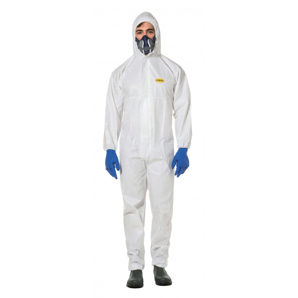 TUTA MONOUSO BIANCO 55GR PP+PE LAMINAT