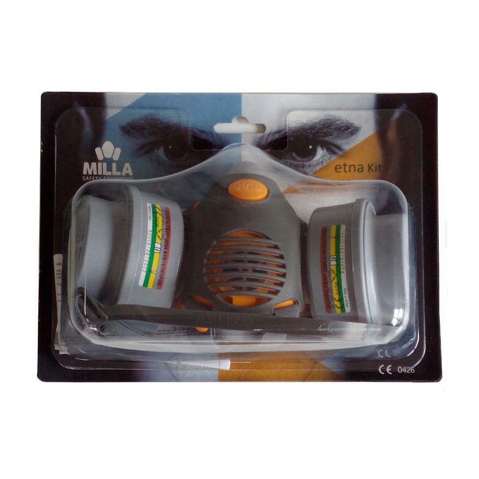 SEMIMASCHERA MILLA GAS E POLVERI KIT...