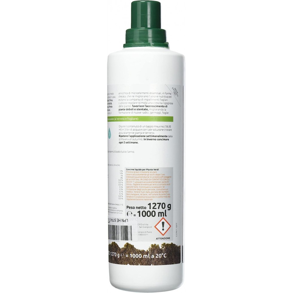 CIFO CONCIME LIQUIDO PER PIANTE VERDI...